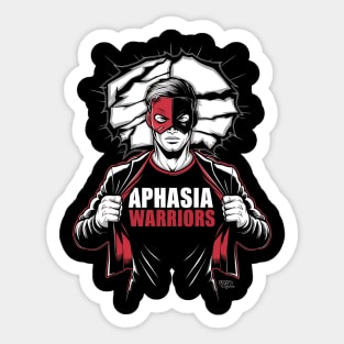 Aphasia Autism Warrior Sticker